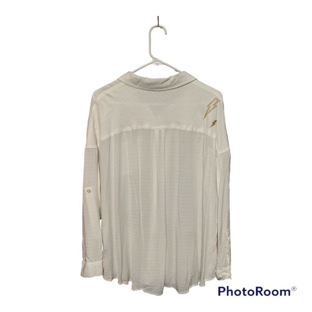 Torrid Drop Shoulder Button Front A Lightening Bo… - image 3